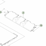 1877889-99-D Нижня обшивка задньої стінки REAR WALL LOWER TRIM