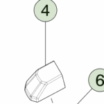 1853254-00-A Кришка гайки склоочисника WIPER NUT COVER