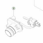 1893746-00-B Збірка підігрітої камери фасції HEATED FASCIA CAMERA ASSEMBLY