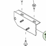 1854653-ST-D Ліва передня опора бампера FRONT BUMPER MOUNT - LEFT HAND