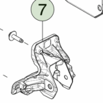 1820705-ST-C Права передня опора двигуна FRONT MOTOR MOUNT - RIGHT HAND
